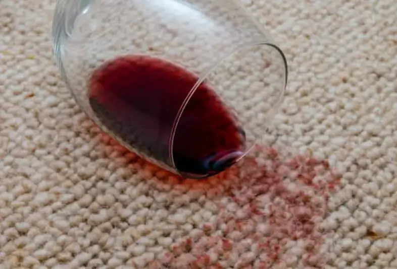 red wine on carpet 1